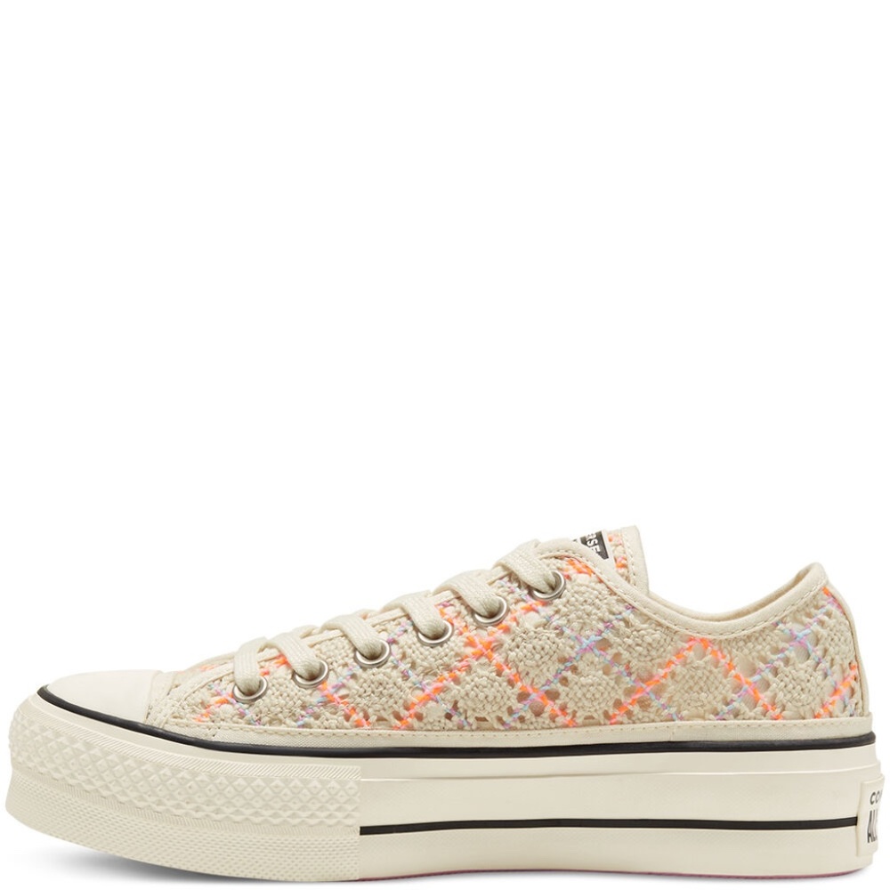 NIB Converse Boho Crochet Platform CTAS Low Top - Picture 7 of 9